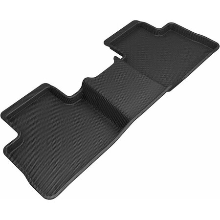 3D MATS USA Custom Fit, Raised Edge, Black, Thermoplastic Rubber Of Carbon Fiber Texture, 1 Piece L1TY25421509